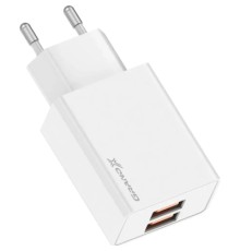Зарядний пристрій Grand-X CH-15W 2xUSB 10.5W Black (CH-15W)