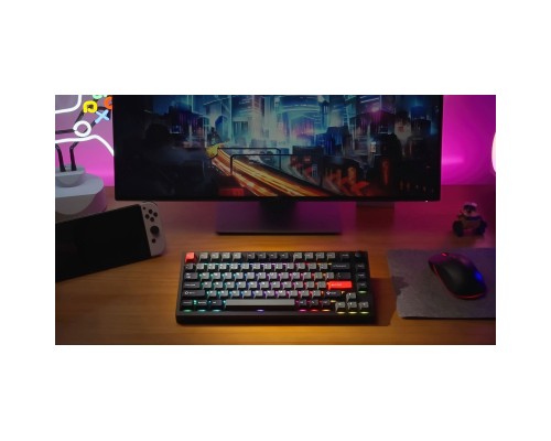 Клавіатура Lemokey P1 Pro Super Banana RGB Wireless/Bluetooth/USB Carbon Black (P1P-M4-UA)