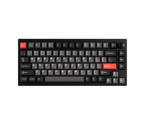 Клавіатура Lemokey P1 Pro Super Banana RGB Wireless/Bluetooth/USB Carbon Black (P1P-M4-UA)