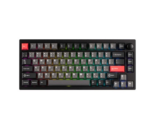 Клавіатура Lemokey P1 Pro Super Banana RGB Wireless/Bluetooth/USB Carbon Black (P1P-M4-UA)