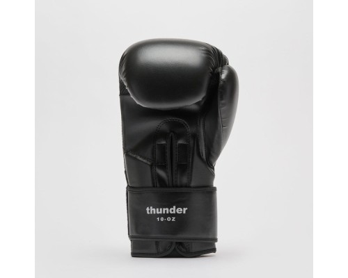Боксерські рукавички Leone GN383 Thunder Black 14 унцій (GN383_Black_14oz)