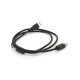 Кабель для принтера USB 2.0 AM/BM 1.0m ferrite black Voltronic (YT-AM/BM-1.0B)