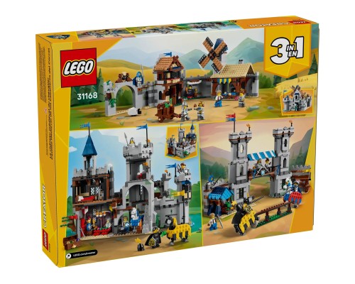 Конструктор LEGO Creator Середньовічний замок із лицарем на коні (31168)