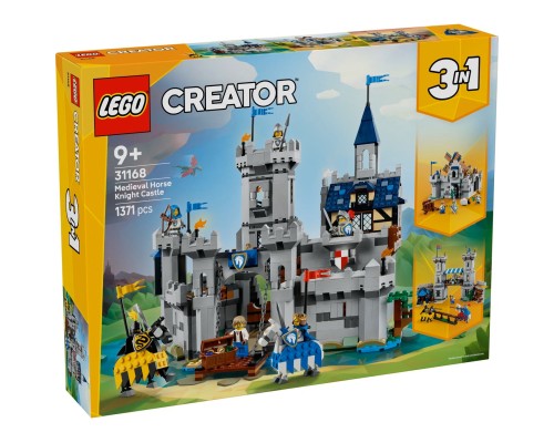 Конструктор LEGO Creator Середньовічний замок із лицарем на коні (31168)