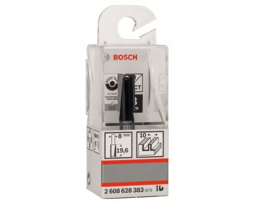 Фреза Bosch Professional пазова, Std, S8, D10, L20 (2.608.628.383)