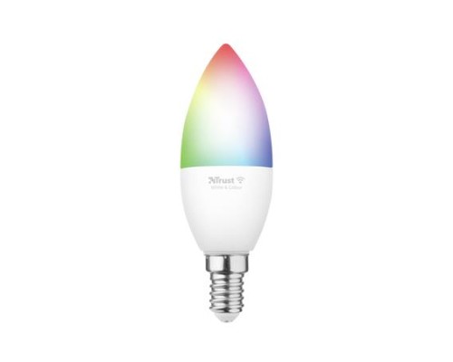 Розумна лампочка Trust E14 470 Lumen, 1800-6500k, RGBCW, white (71280_TRUST)