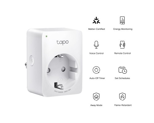 Розумна розетка TP-Link Tapo P110M N300 BT 16A (TAPO-P110M)