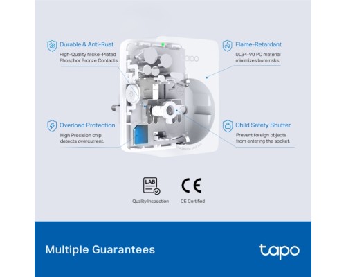 Розумна розетка TP-Link Tapo P110M N300 BT 16A (TAPO-P110M)