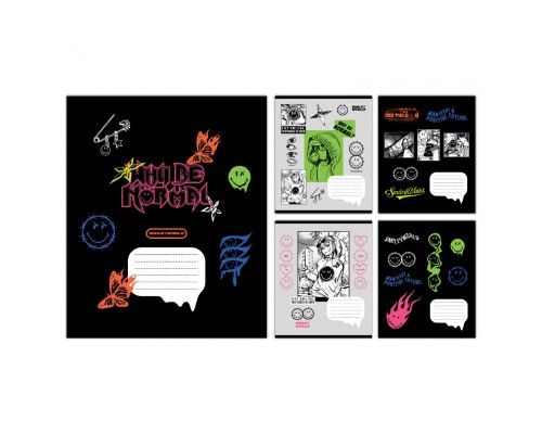 Зошит Yes Smiley World Anime А5 60 аркушів лінія (767657)