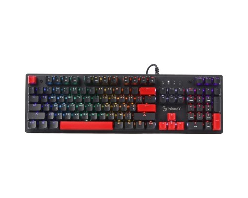Клавіатура A4Tech Bloody S525N RGB BLMS Red Switch USB Fire Black (4711421002066)