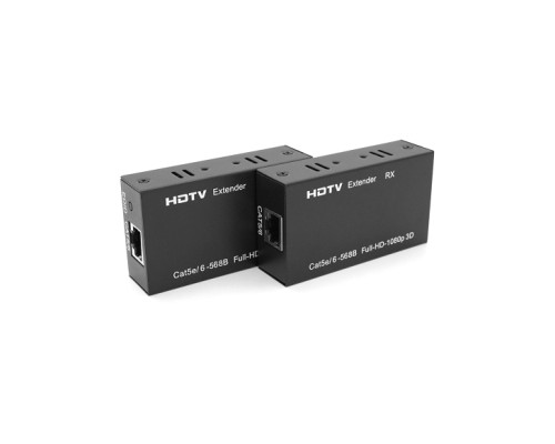 Адаптер HDMI extender 60m CAT5E/6 1080P 3D black Voltronic (YT-SCPE HDM-60m1080Р)