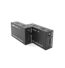 Адаптер HDMI extender 60m CAT5E/6 1080P 3D black Voltronic (YT-SCPE HDM-60m1080Р)