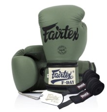 Боксерські рукавички Fairtex BGV11 Green 14 унцій (бинти в комплекті) (BGV11_14oz_Green)
