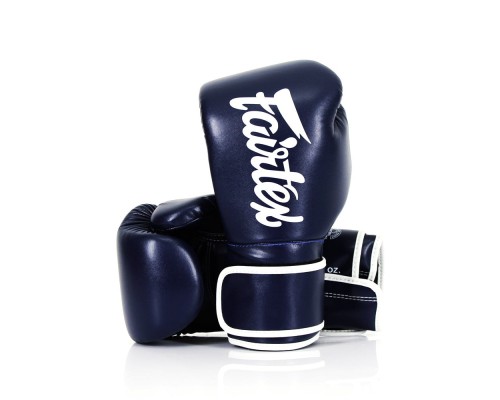 Боксерські рукавички Fairtex BGV14 Blue 14 унцій (бинти в комплекті) (BGV14_14oz_Blue)