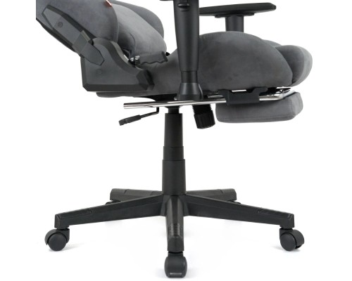 Крісло ігрове Аклас Герць RL Сірий (Сірий оксамит) (00160346)