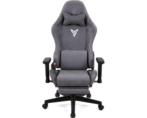 Крісло ігрове Аклас Герць RL Сірий (Сірий оксамит) (00160346)