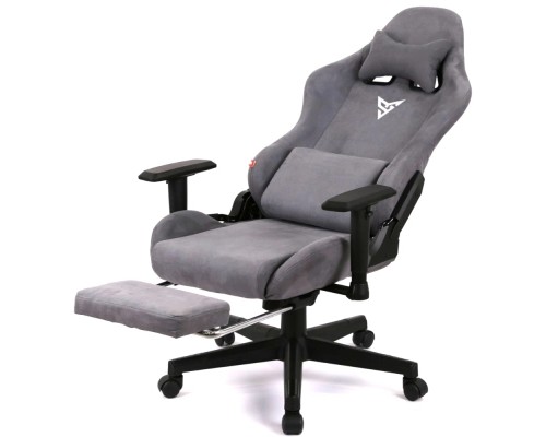 Крісло ігрове Аклас Герць RL Сірий (Сірий оксамит) (00160346)