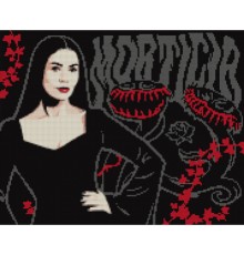 Картина по номерам Santi Wednesday Mysterious Morticia 40х50 см, алмазна мозаїка (955114)