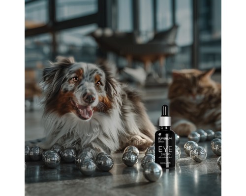 Краплі для тварин Superium Сільвер очні з колоїдним сріблом для котів та собак 30 мл (9101)