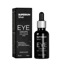 Краплі для тварин Superium Сільвер очні з колоїдним сріблом для котів та собак 30 мл (9101)