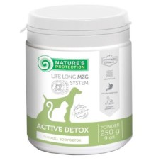 Пробіотична добавка для тварин Nature's Protection Active Detox для собак і котів 250 г (CAN63552)