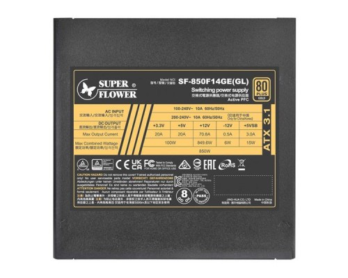 Блок живлення Super Flower 850W LEADEX III GOLD (SF-850F14GE(GL))