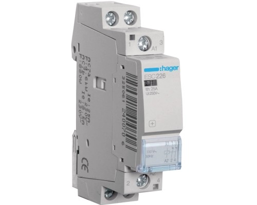 Автоматичний вимикач Hager 25 A 230V 2NC 1P (B) (ESC226)