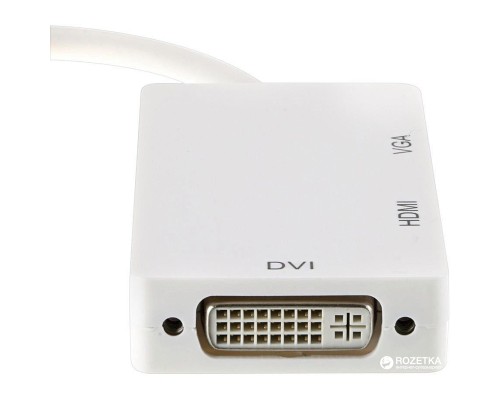 Порт-реплікатор PowerPlant mini Display Port — HDMI, DVI, VGA (3 в 1) (CA910946)