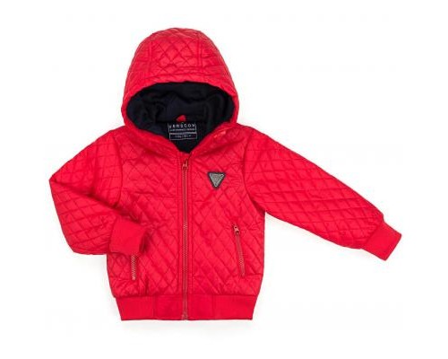 Куртка дитяча Verscon з капюшоном (3439-122B-red)