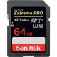 Карта пам'яті SanDisk 64GB SDXC class 10 V30 UHS-I U3 Extreme Pro (SDSDXXY-064G-GN4IN)