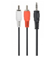 Кабель мультимедійний Jack 3.5mm папа/2RCA папа 1.5m Cablexpert (CCAB-458)