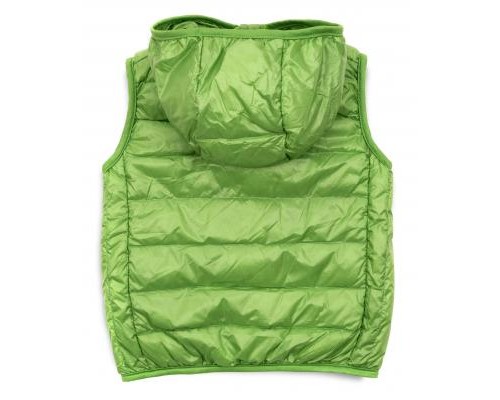 Жилет дитячий Kurt пуховий з капюшоном (V-HT-580T-92-green)