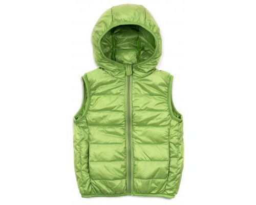 Жилет дитячий Kurt пуховий з капюшоном (V-HT-580T-92-green)