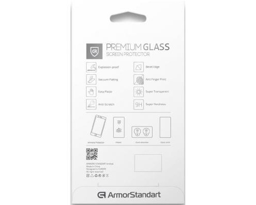 Скло захисне Armorstandart Full Glue TECNO Spark 6 Go Black (ARM57589)