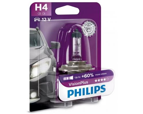 Автолампа Philips галогенова 60/55W (12342 VP B1)