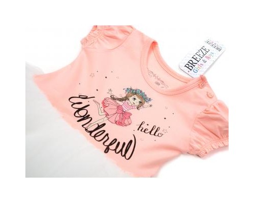 Плаття дитяче Breeze з фатіновой спідницею (15764-86G-peach)