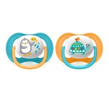 Пустушка Philips AVENT Ultra Air Animal для хлопчиків 6-18 міс (SCF080/07)