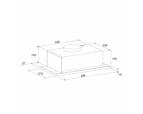 Витяжка кухонна Eleyus INTO 700 52 BG
