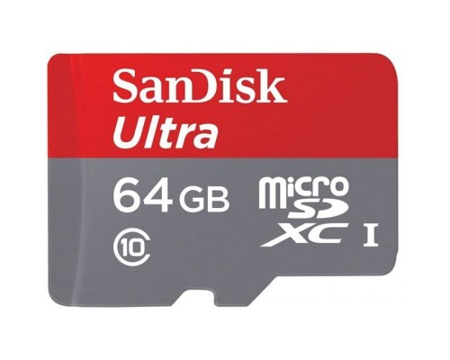 Карта пам'яті SanDisk 64GB microSDHC class 10 UHS-I A1 Ultra (SDSQUA4-064G-GN6MN) Карта пам'яті SanDisk 64GB microSDHC class 10 UHS-I A1 Ultra (SDSQUA4-064G-GN6MN)