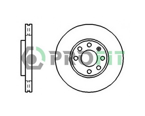 Гальмівний диск Profit 5010-1041