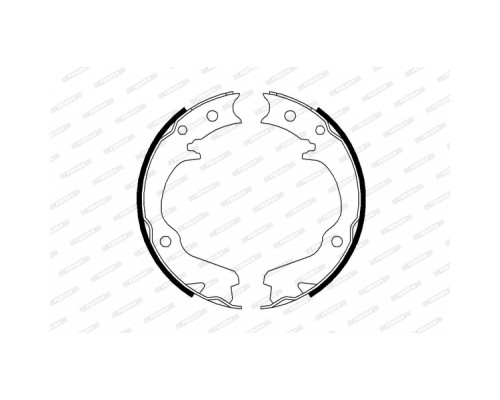 Гальмівні колодки FERODO FSB673