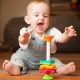 Розвиваюча іграшка Fat Brain Toys Пірамідка-спиннер тактильна MiniSpinny (F134ML)
