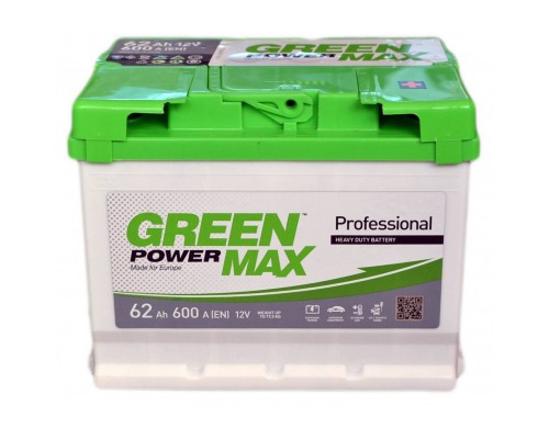 Акумулятор автомобільний GREEN POWER MAX 62Аh (000022373)