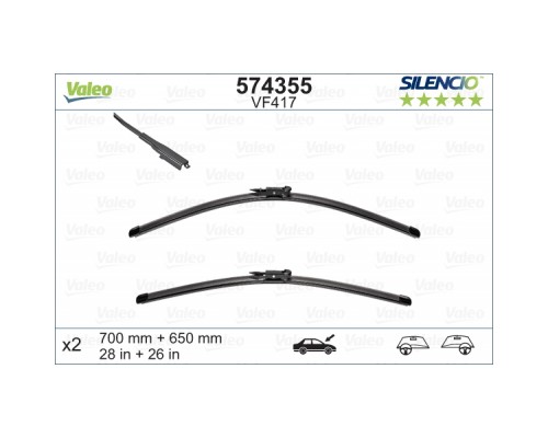 Щітка склоочисника Valeo 574355