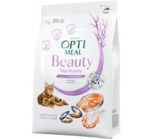 Сухий корм для кішок Optimeal Beauty Harmony беззерновий на основі морепродуктів 4 кг (4820215366069)