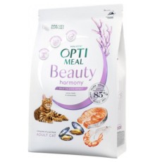 Сухий корм для кішок Optimeal Beauty Harmony беззерновий на основі морепродуктів 4 кг (4820215366069)