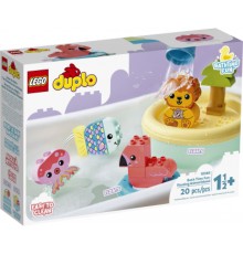 Конструктор LEGO DUPLO My First Веселе купання: Плаваючий острів з тваринами (10966)