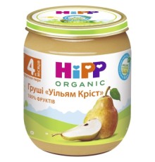 Дитяче пюре HiPP Organic Груші Вільям Кріст, 125 г (9062300131663)