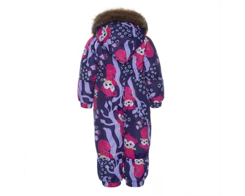 Комбінезон дитячий Huppa KEIRA 31920030 темно-ліловий з принтом 98 (4741468824451)