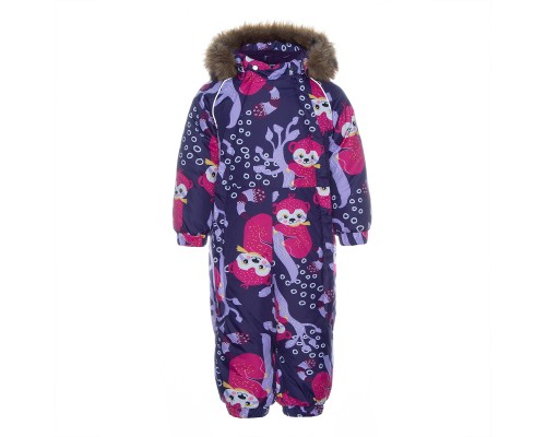 Комбінезон дитячий Huppa KEIRA 31920030 темно-ліловий з принтом 98 (4741468824451)